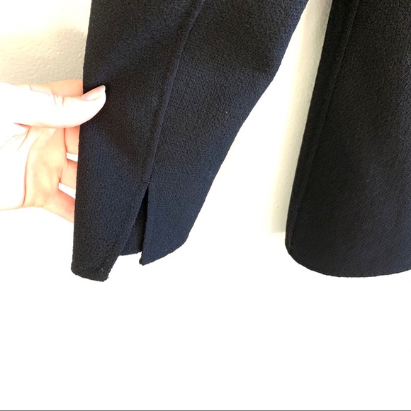 St. John black 3/4th zip blazer jacket size 8 - Picture 6 of 7